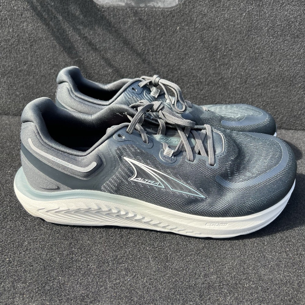 Altra Paradigm 7 Black Running Shoes Men's SIZE 10 Wide Used Condition